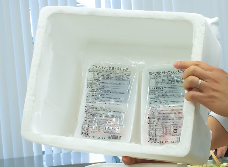おうちコープの冷凍ミールキット専用BOX
