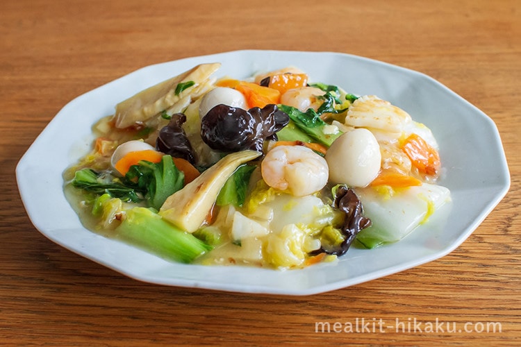 コープデリのミールキット海鮮八宝菜