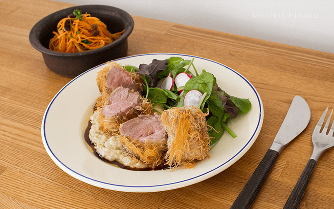 鴨肉カット
